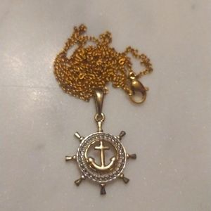 Gold plated anchor pin